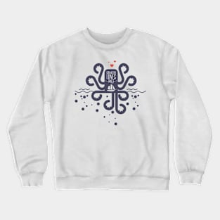 Kraken love boat Crewneck Sweatshirt